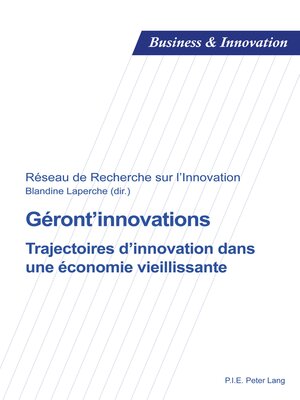 cover image of Géront'innovations